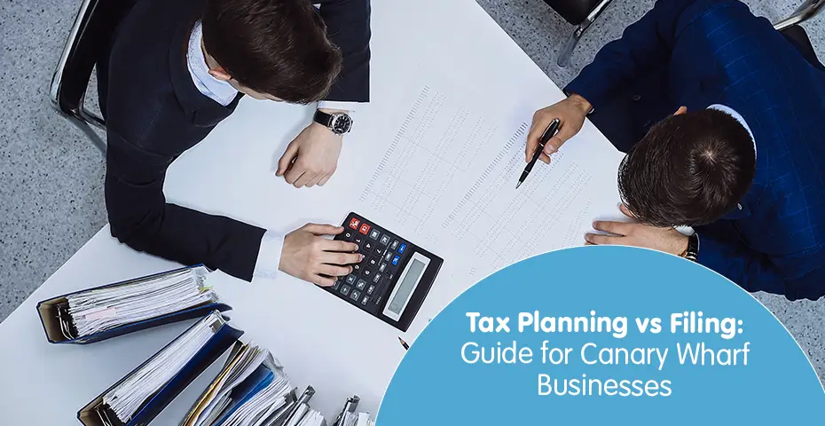 Tax Planning vs Filing